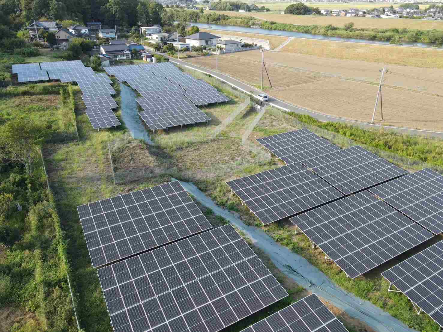 茨城県常総市太陽光発電所