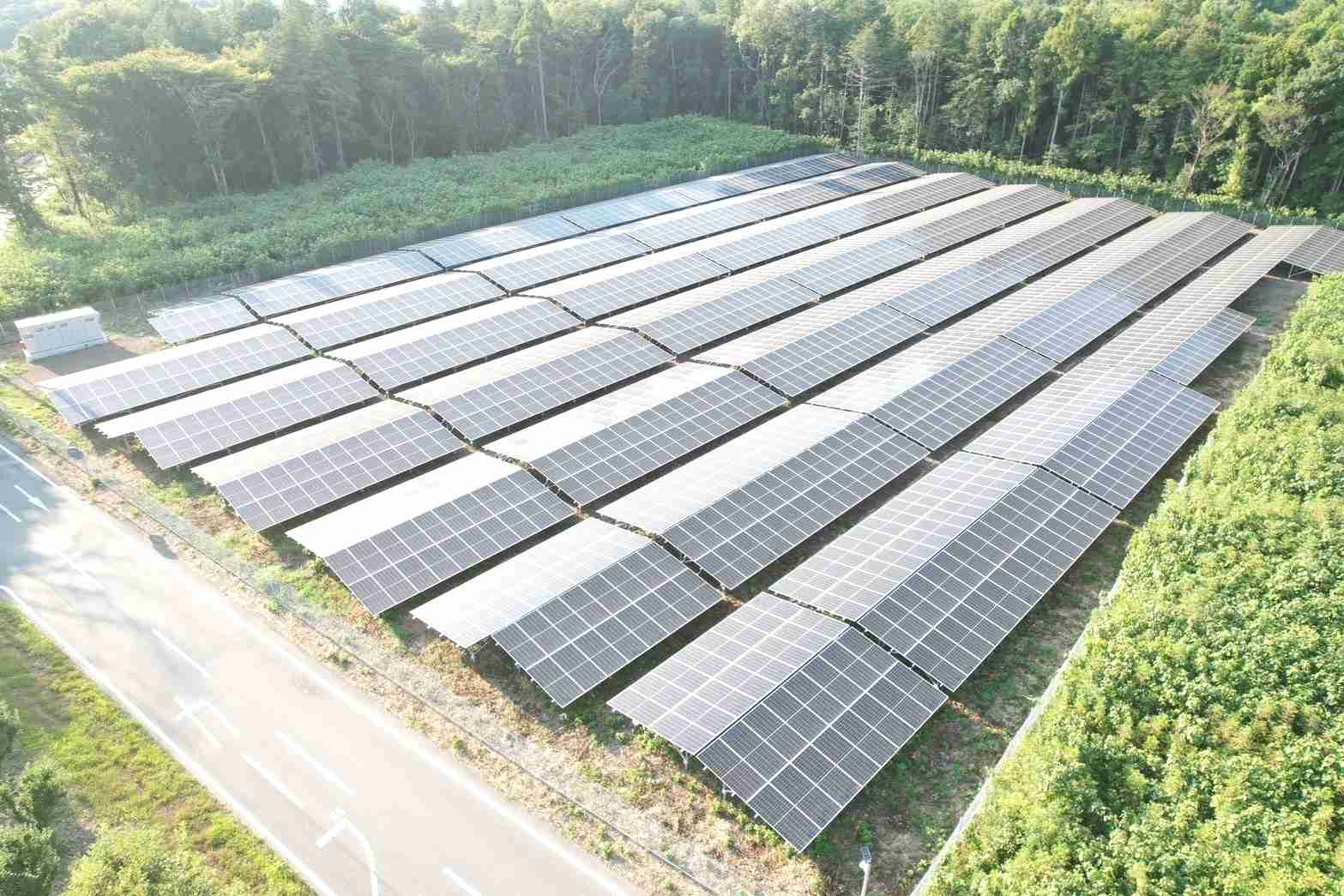 No2-栃木県下都賀郡野木町太陽光発電所