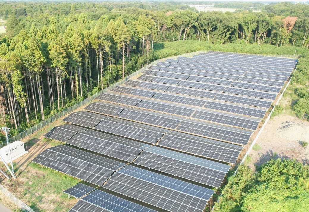No1-栃木県下都賀郡野木町太陽光発電所